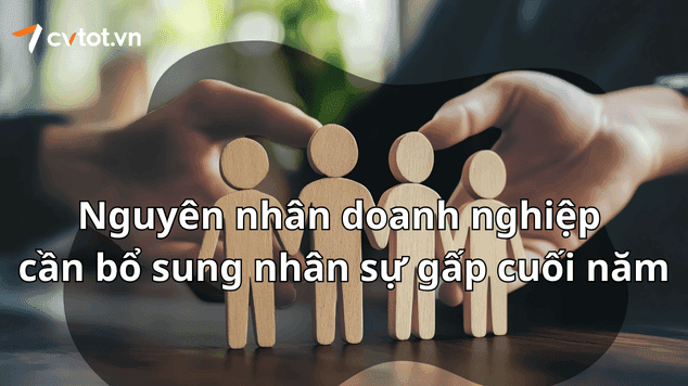 Nguyên nhân khiến doanh nghiệp cần bổ sung nhân sự gấp cuối năm